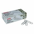 Gbc Office Products Group ACCO, PAPER CLIPS, JUMBO, SILVER, 1000PK 72525